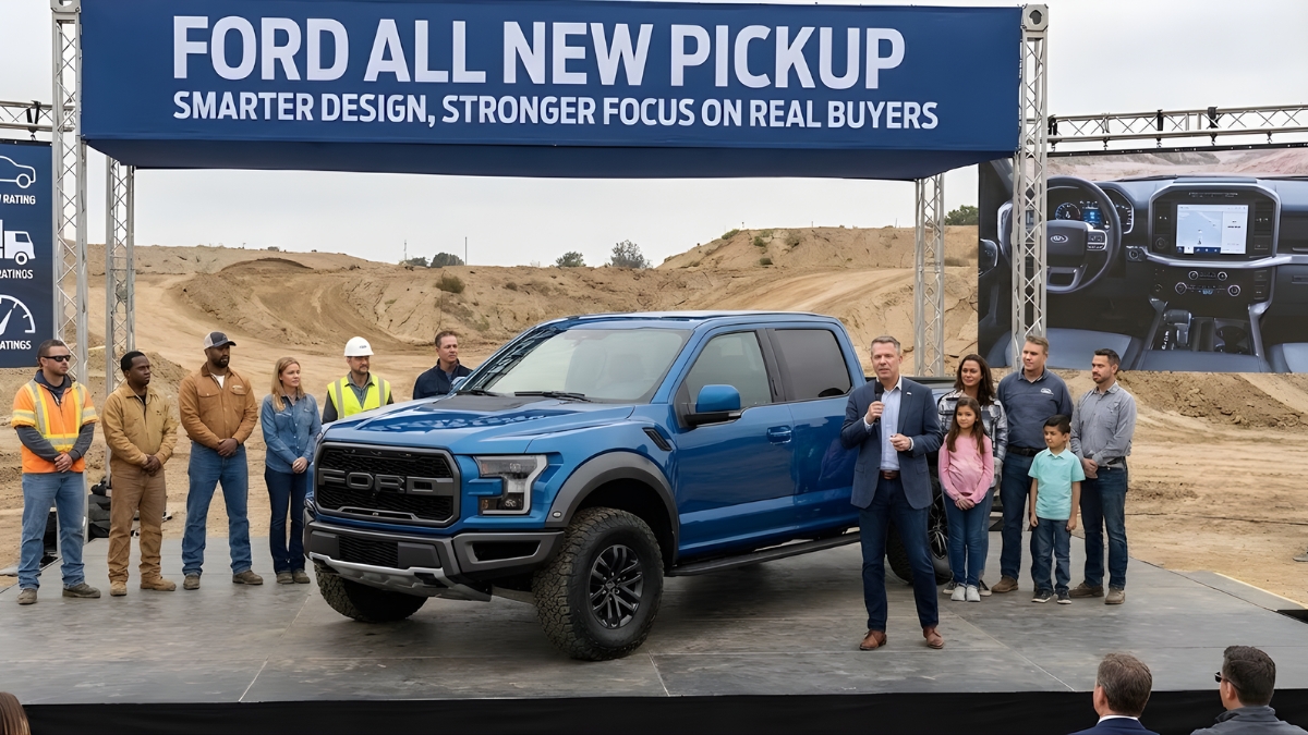 Ford All New Pickup Breaks Cover With Smarter Design and Stronger Focus on Real Buyers