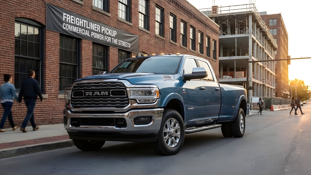 Freightliner Pickup Truck Brings Commercial Power to Streets