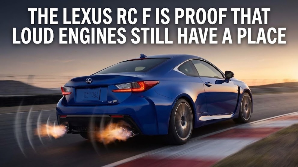 The Lexus RC F Is Proof That Loud Engines Still Have a Place