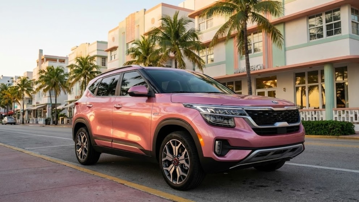 Pink Kia