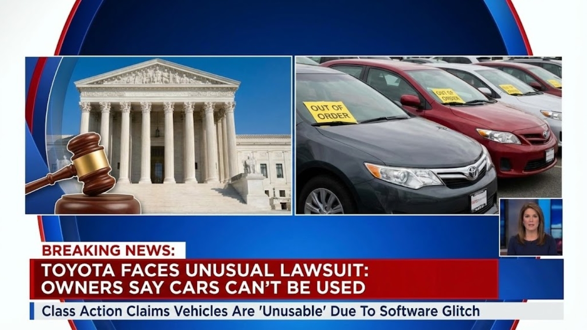 Toyota Faces Unusual Lawsuit Owners Say Cars Can’t Be Used