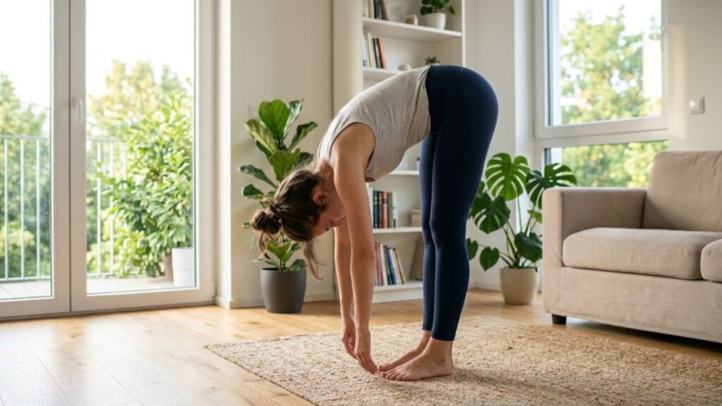 standing forward fold