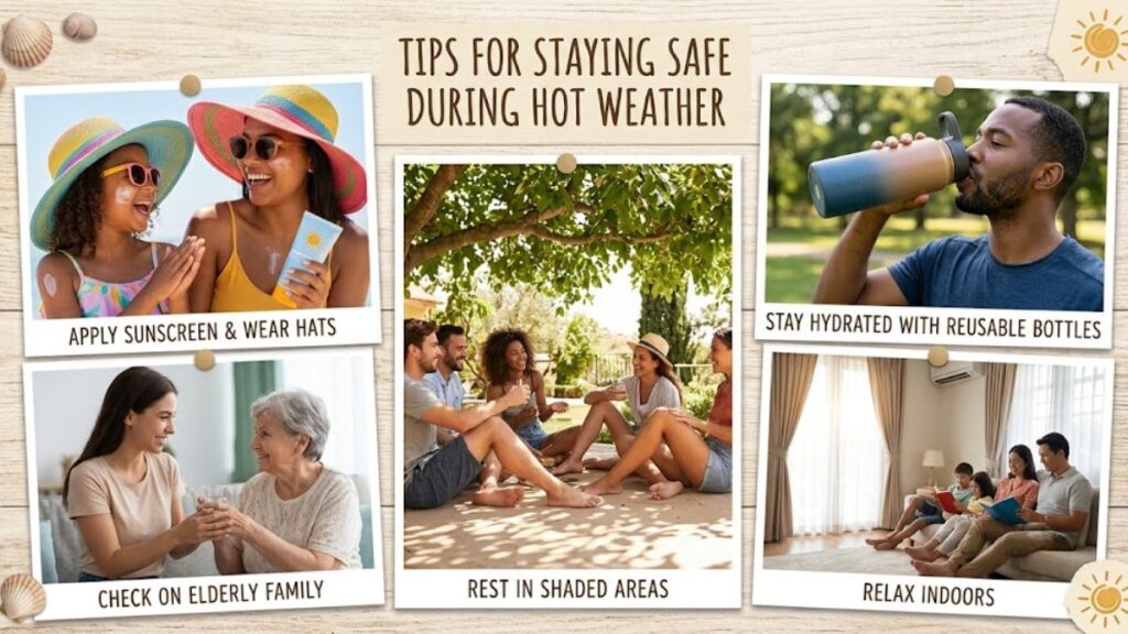 tips for staying safe during hot weather