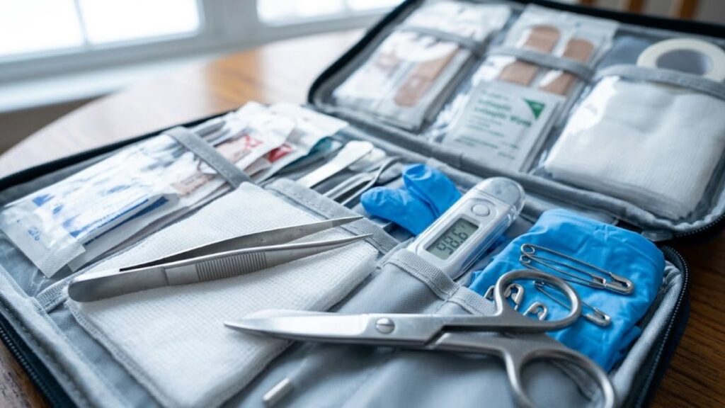 tweezers and small medical tools