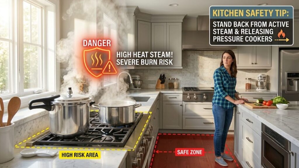 understanding kitchen steam burns