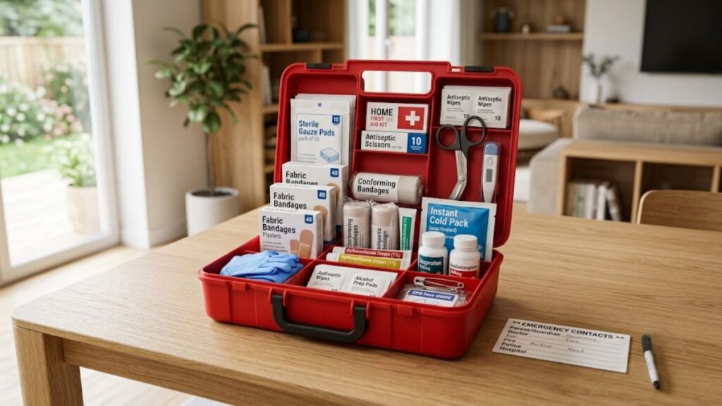 What Should Be Inside a Basic Home First-Aid Kit